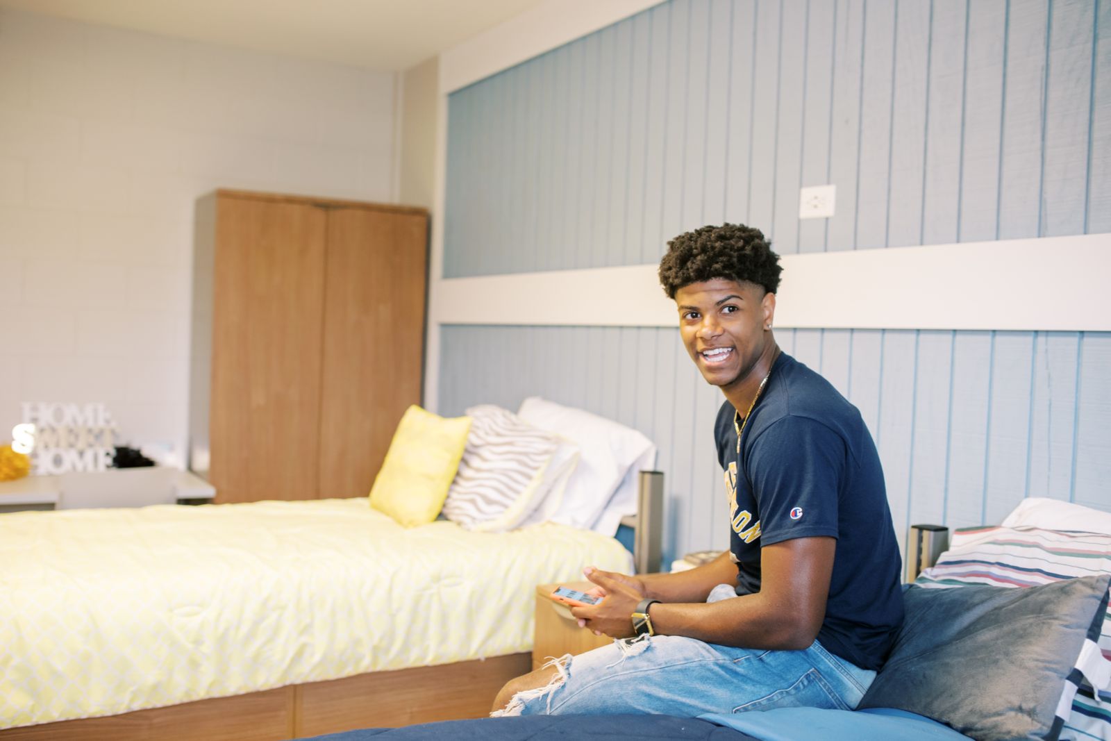 Interior dorm room at Southern Union State Community College